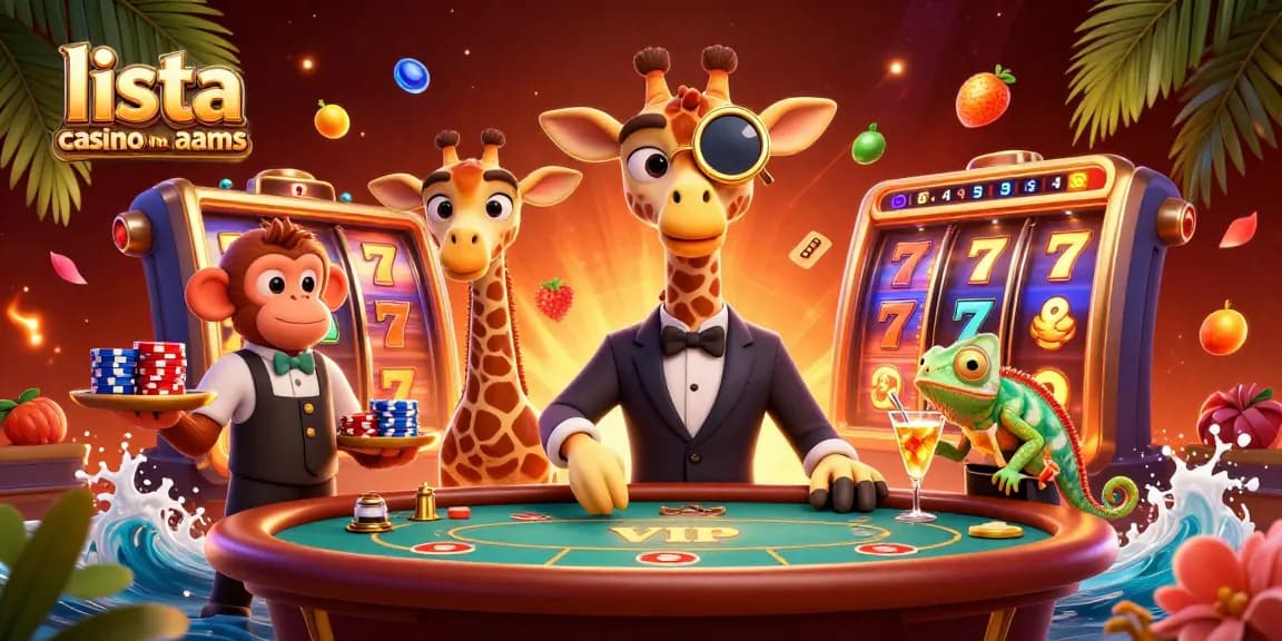 Scopri la lista casino non AAMS con giraffa di alto livello, valet scimmia e bartender camaleonte in azione.
