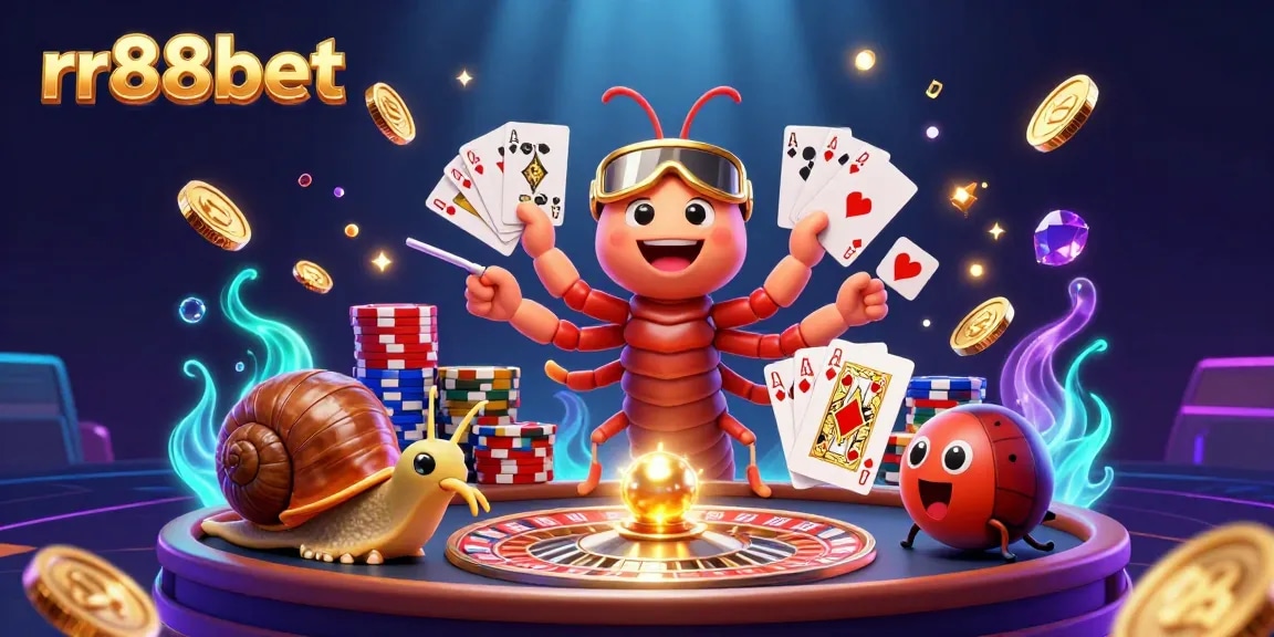 Experience thrilling gameplay with rr88bet in an immersive casino scene featuring vibrant characters and rich details.