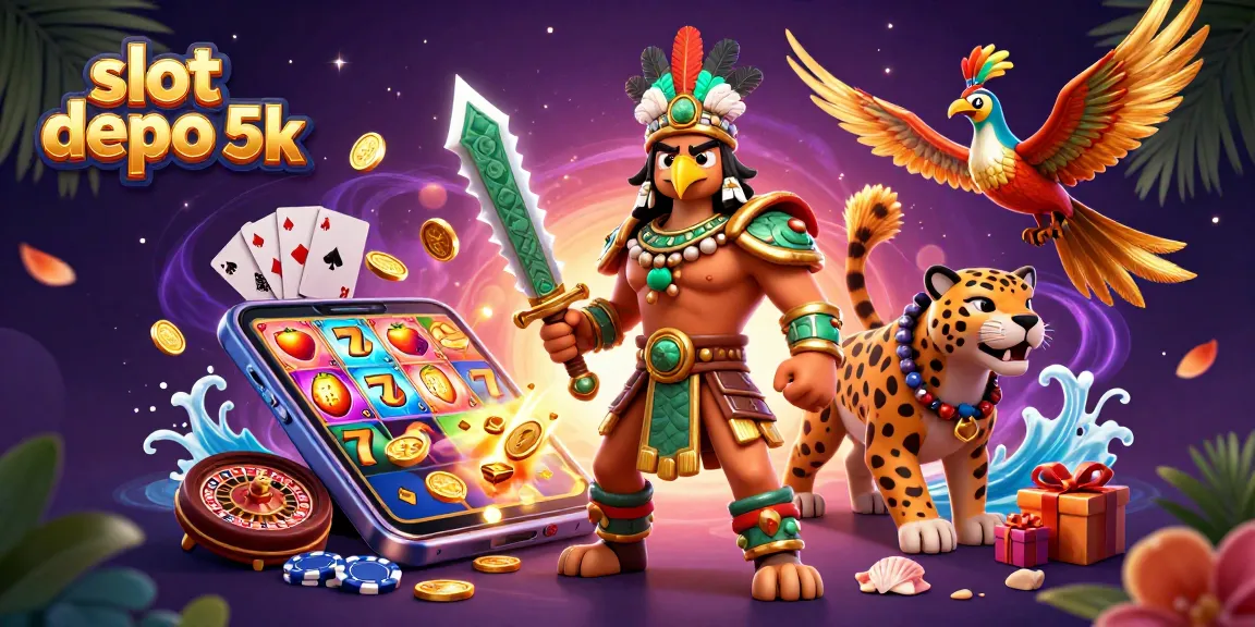 Spin and win at slot depo 5k with our vibrant slots and winning combinations.