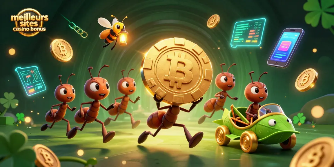 Jeu de casino dynamique mettant en avant les meilleurs sites casino bonus avec des personnages colorés et des éléments graphiques captivants.
