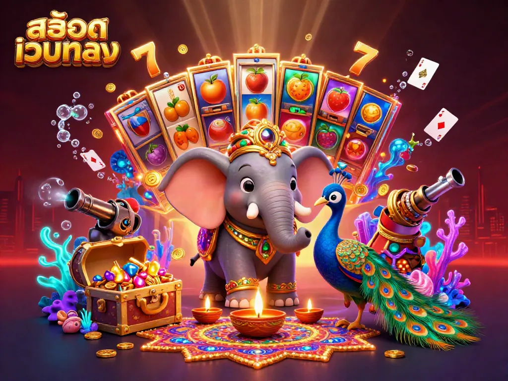 Engage in สล็อตเว็บตรง gaming with vibrant, detailed 3D characters and exciting slot elements.