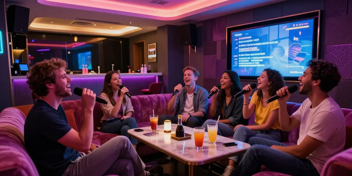 Dynamic nightlife at a modern karaoke lounge celebrating unique entertainment experiences at www.3no.org