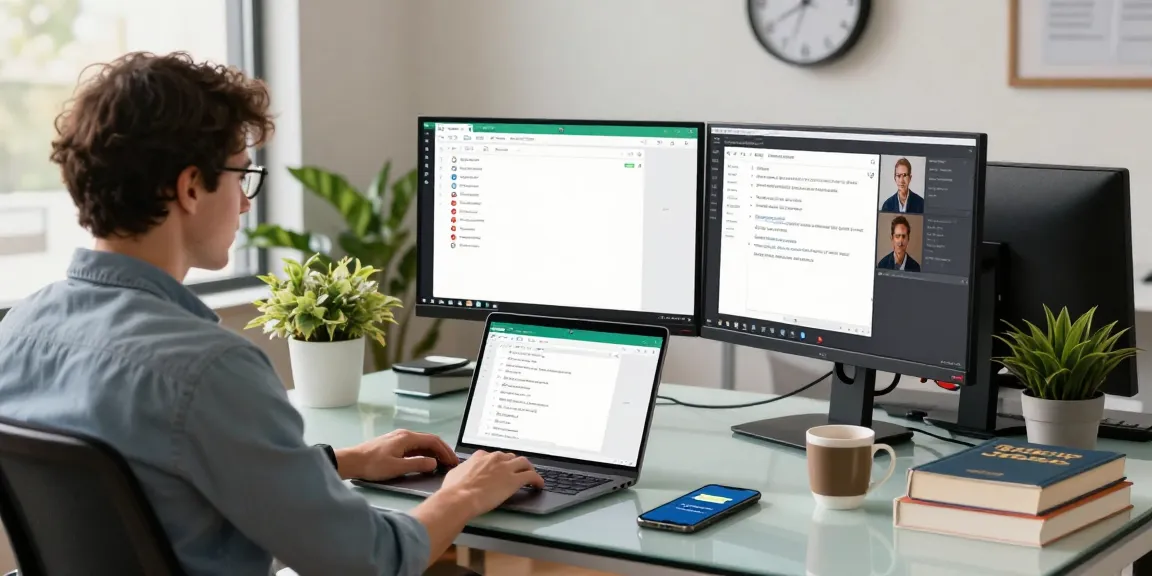 Engage with WhatsApp電腦版 in a modern workspace setting.