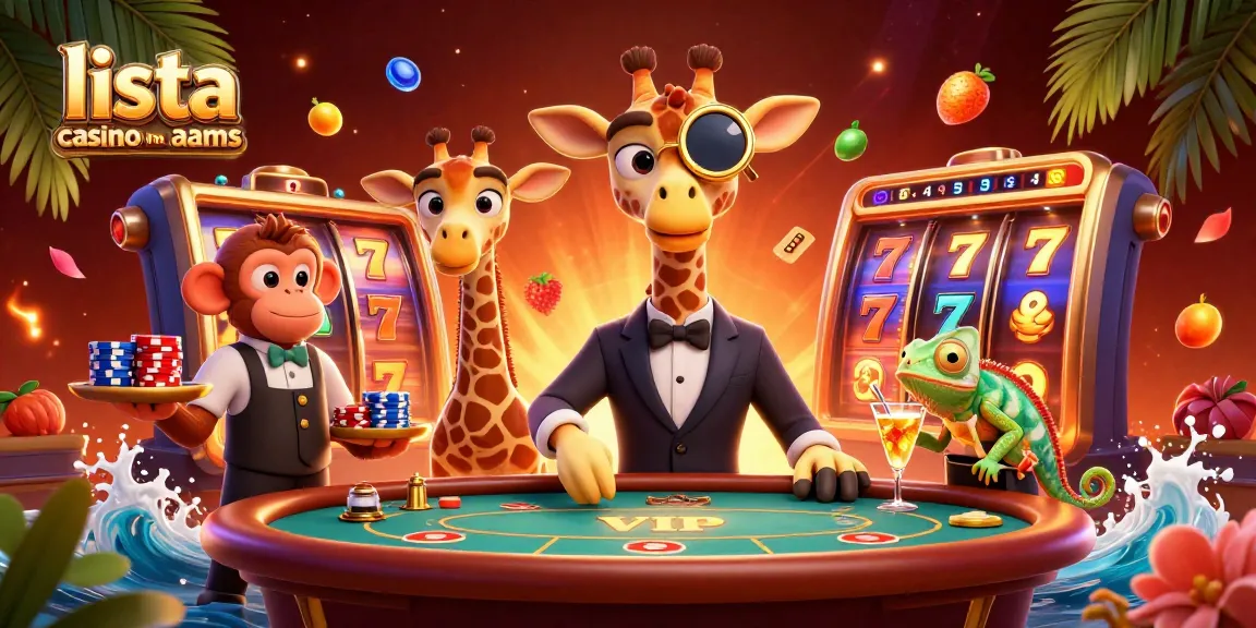 Scopri la lista casino non AAMS con giraffa di alto livello, valet scimmia e bartender camaleonte in azione.
