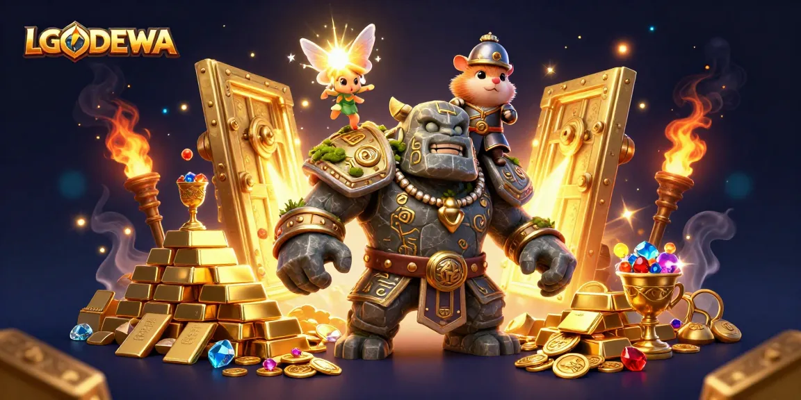 Engage with LGODEWA's thrilling slots featuring stunning visuals and exciting magical elements.