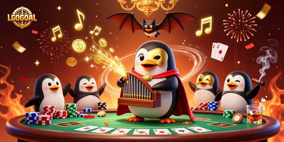 Engage with LGOGOAL's dynamic casino experience in this animated scene of gambling excitement.