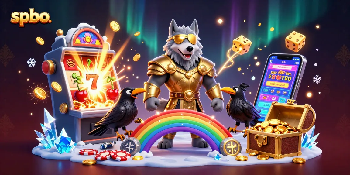 spbo enthralls players with a colorful casino scene featuring Odin and magical elements