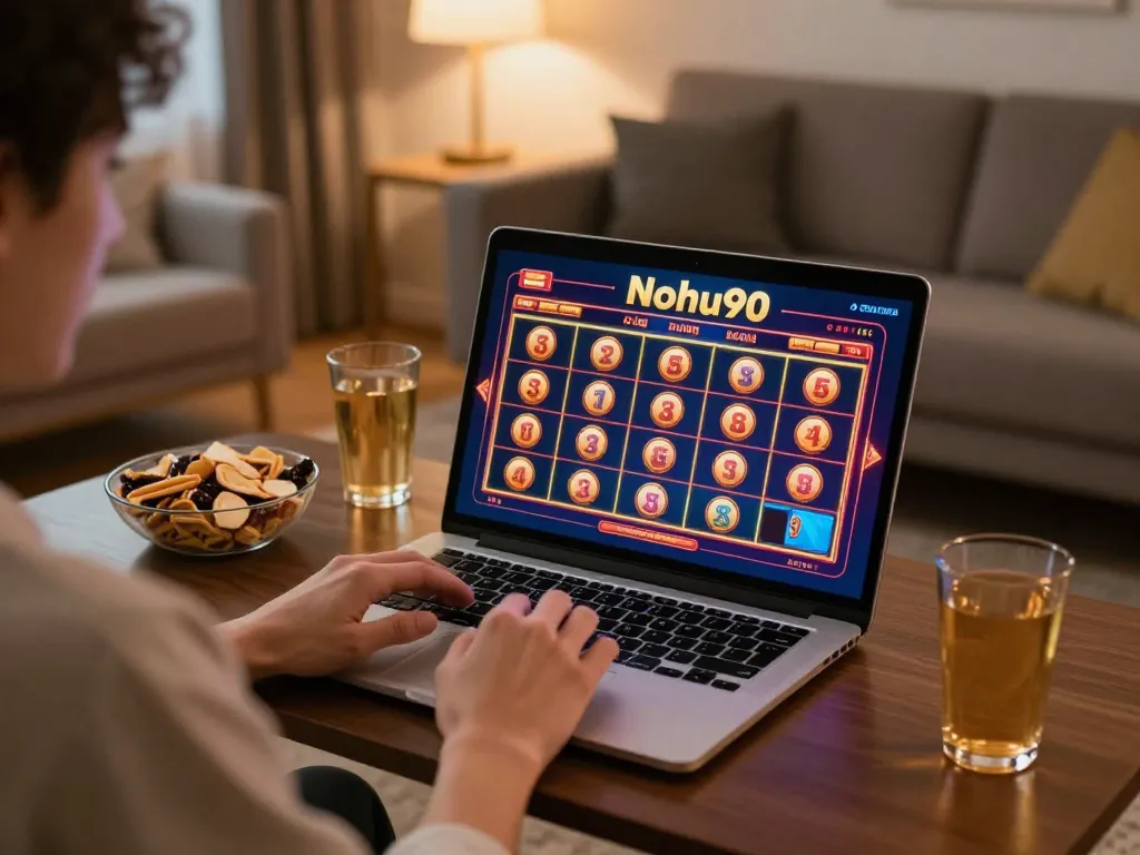 Nơi người chơi nhà cái nohu90 trải nghiệm trò chơi slot trực tuyến trên máy tính xách tay với không gian thoải mái.