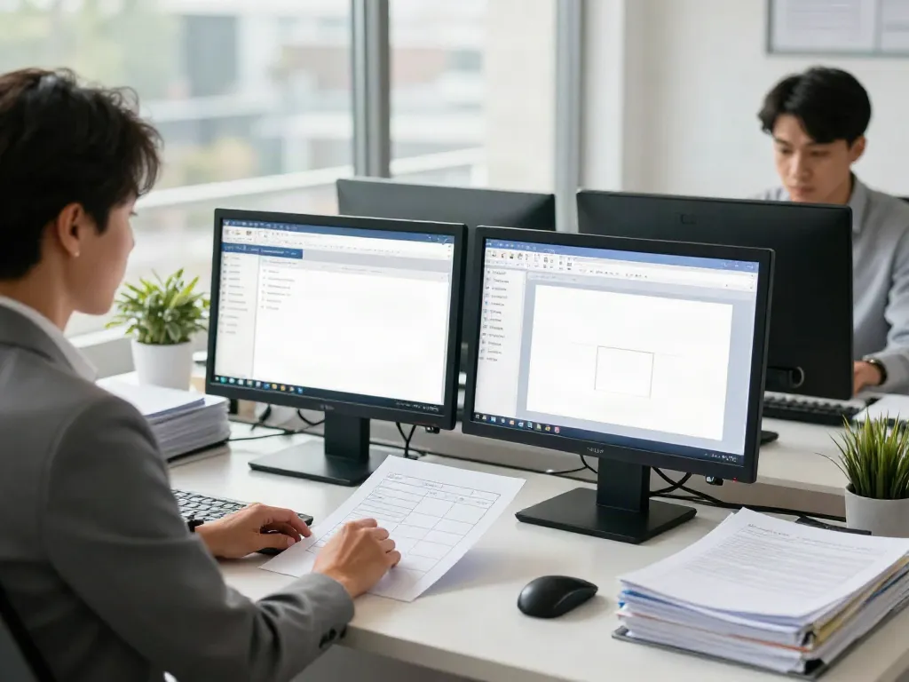 Tax Software for tax pros in a modern workspace with preparers collaborating.