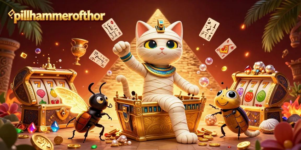 Melihat kemenangan di situs pillhammerofthor dengan permainan slot yang memukau dan petualangan yang menarik.
