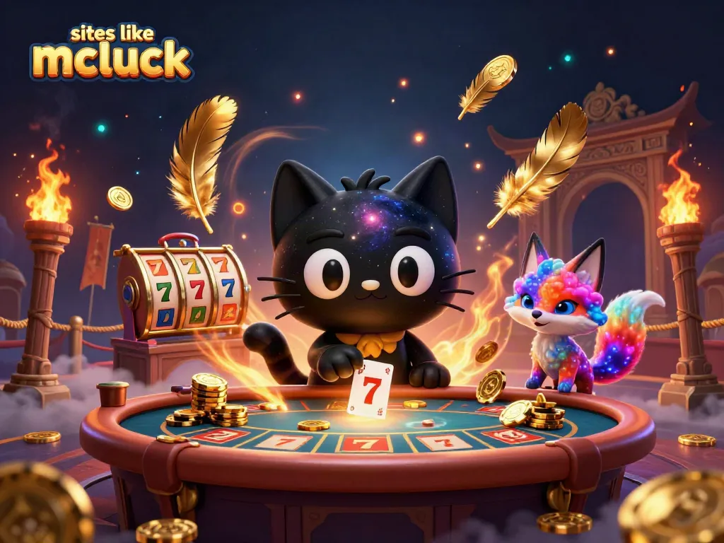 Playing at sites like mcluck with an energetic backdrop of cosmic fun and vibrant characters.