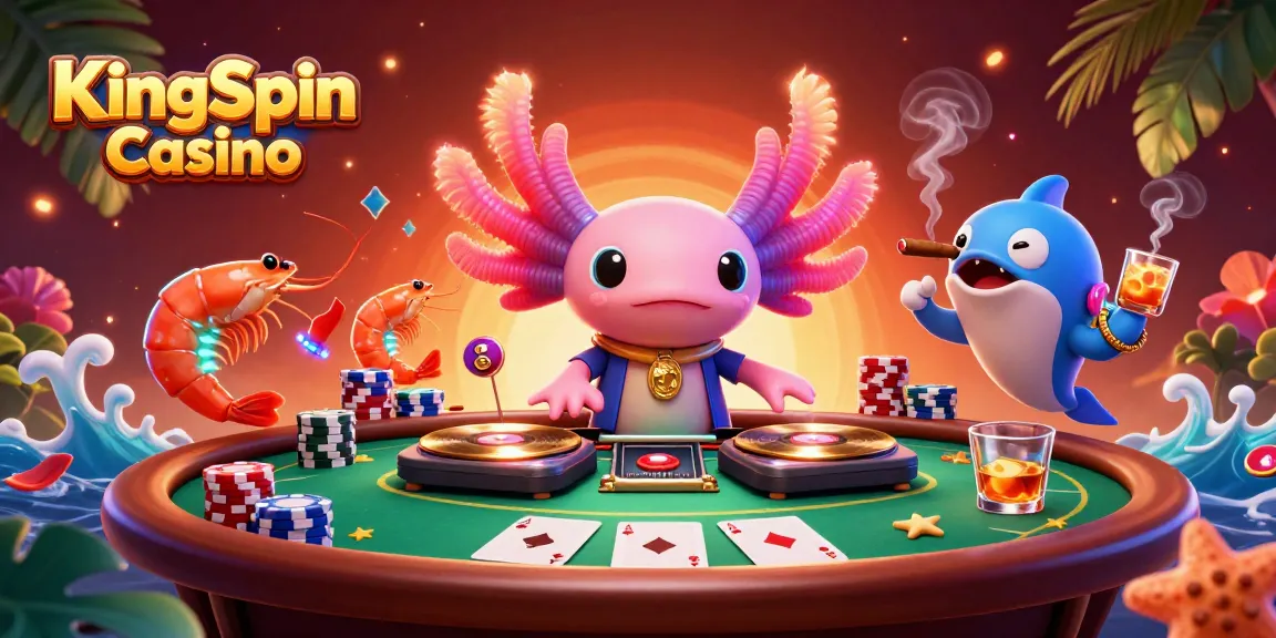 Játssz a KingSpin Casinóban, ahol élénk figurák és izgalmas kaszinóelemek várnak!