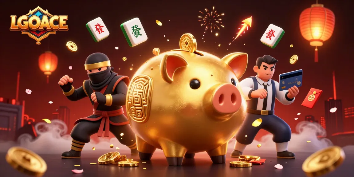 LGOACE's dynamic scene with animated characters engaging in lively casino excitement.
