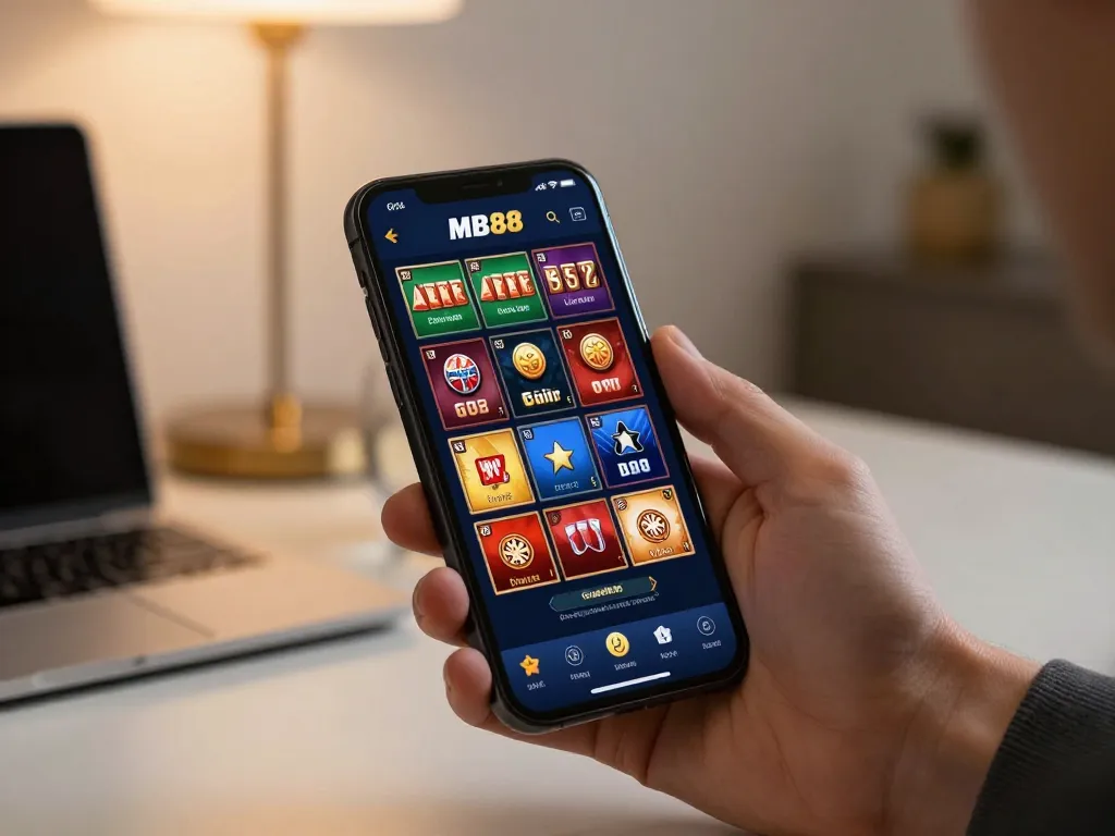 Experience MB88 mobile gaming with real-time betting on live dealer games in a cozy environment.