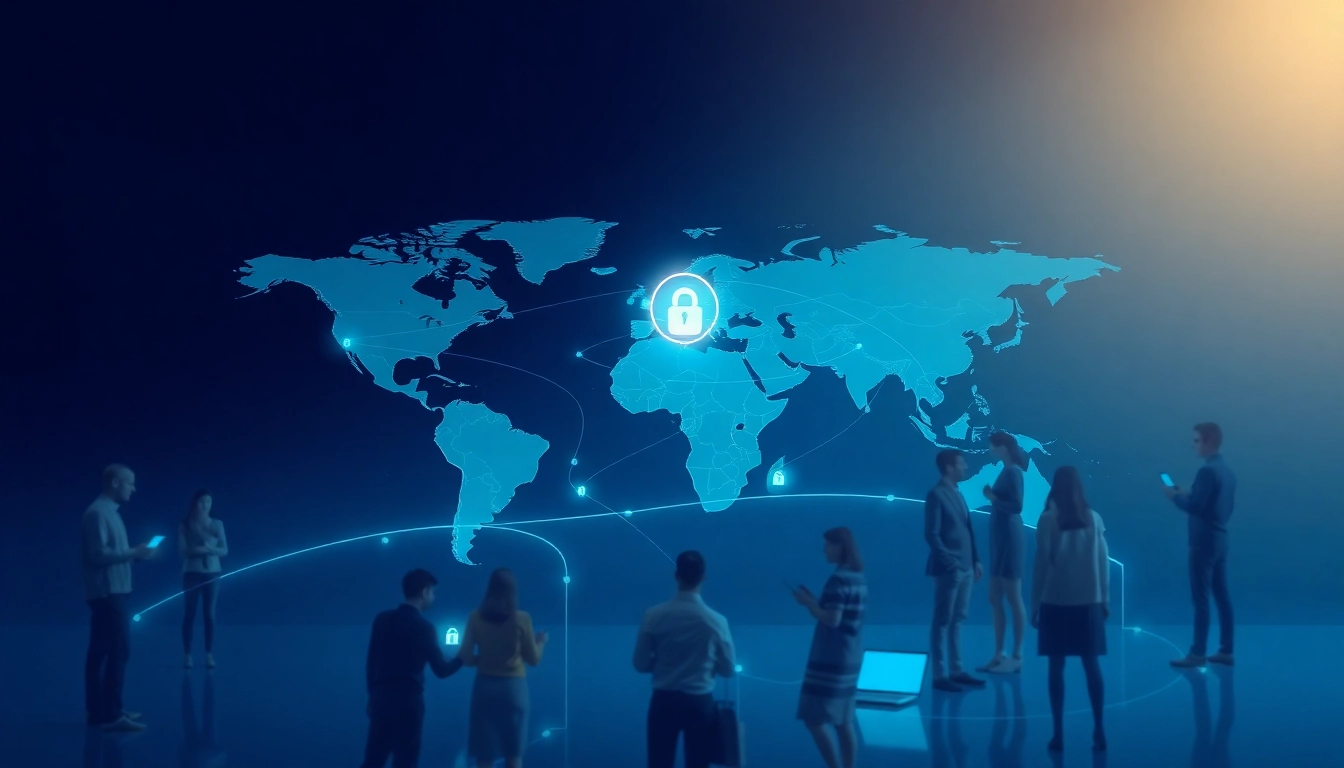 展示全球连通性与用户友好设计的快连 VPN 界面。